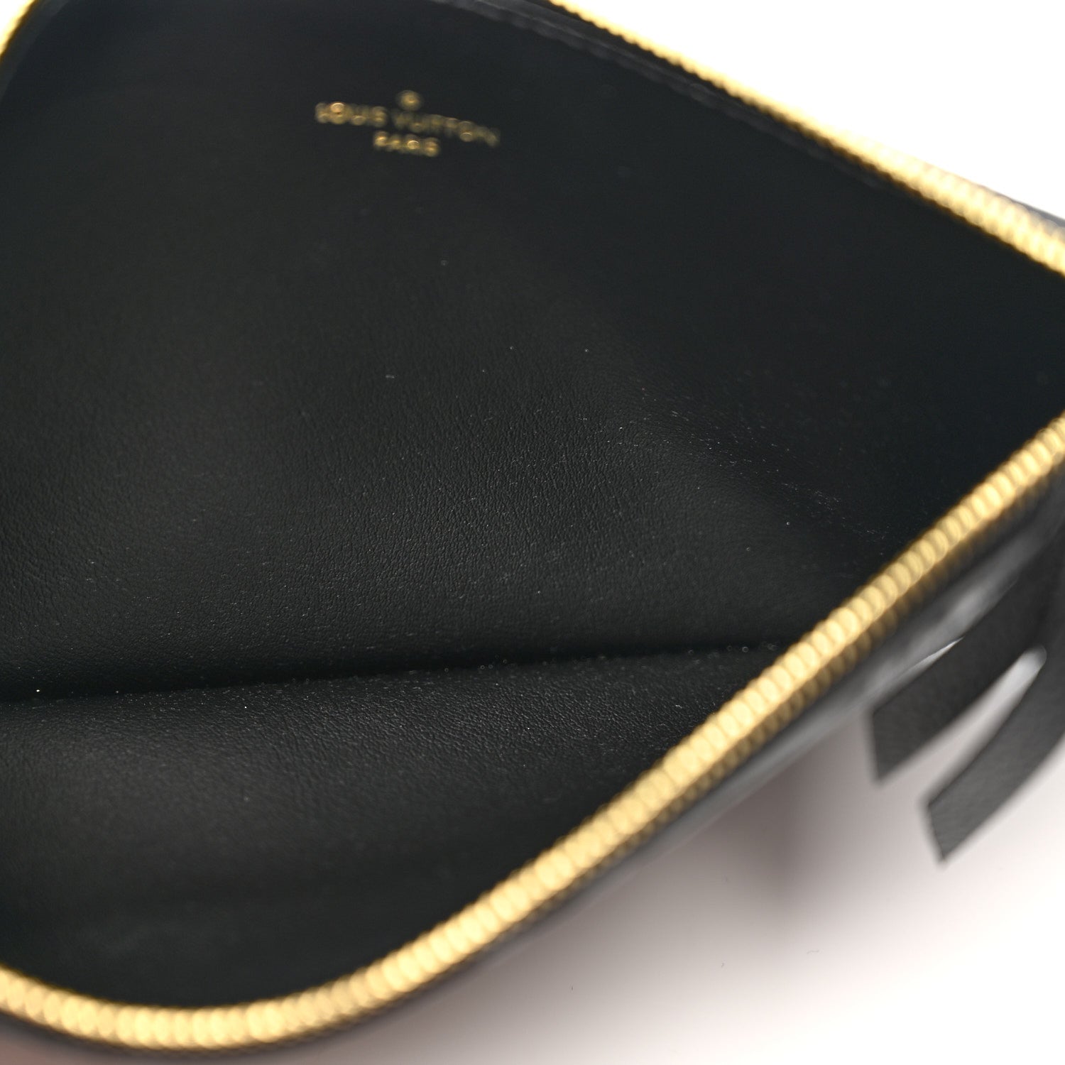 Louis Vuitton Empreinte Felicie Chain Wallet Zippered Insert Black 5 of 6