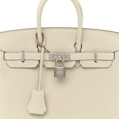 Hermes Togo Birkin 25 Craie 8 of 11