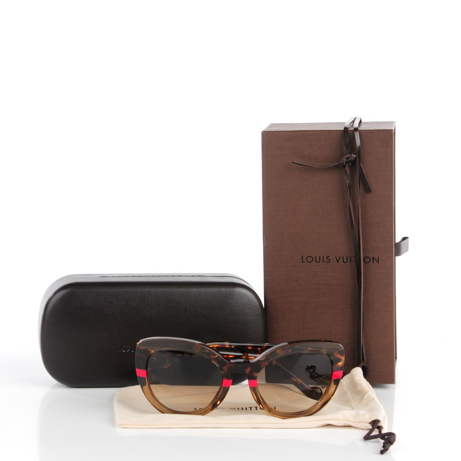 Louis Vuitton Peony Sunglasses Z0723W Cherry 7 of 7