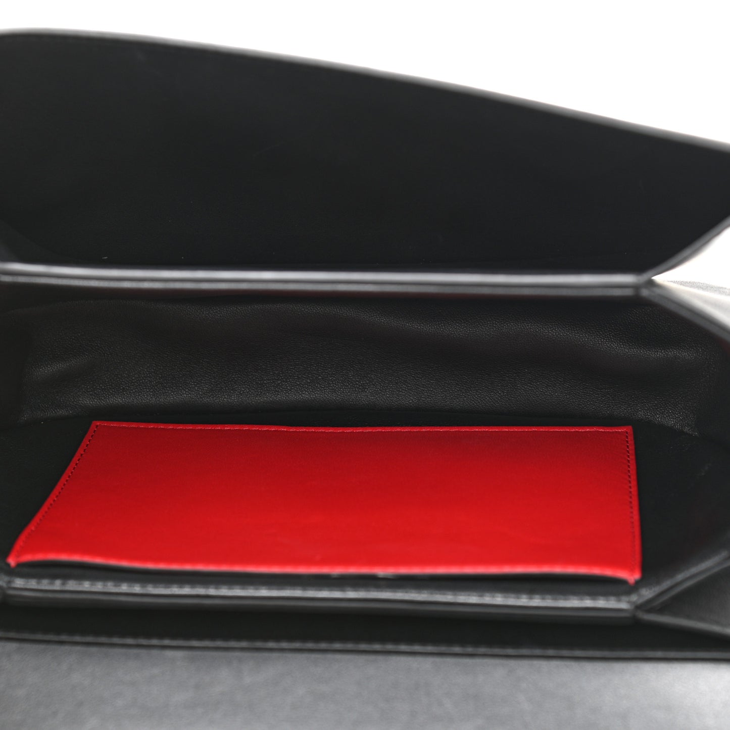 Smooth Calfskin Supervee Shoulder Bag Black