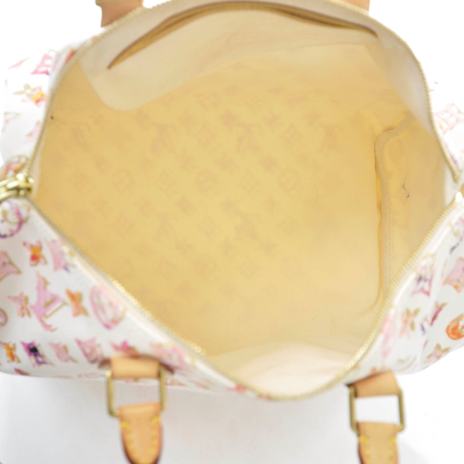 Louis Vuitton Watercolor Aquarelle Speedy 35 White 9 of 9