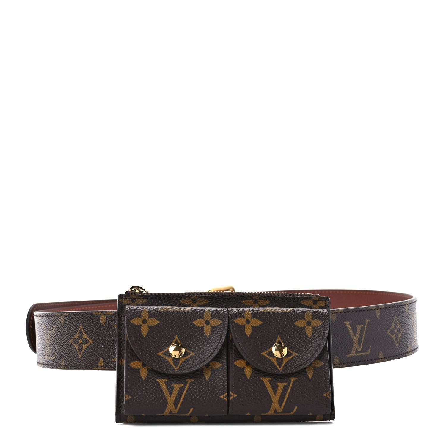 Louis Vuitton Monogram Pochette Duo Belt 90 36 1 of 10