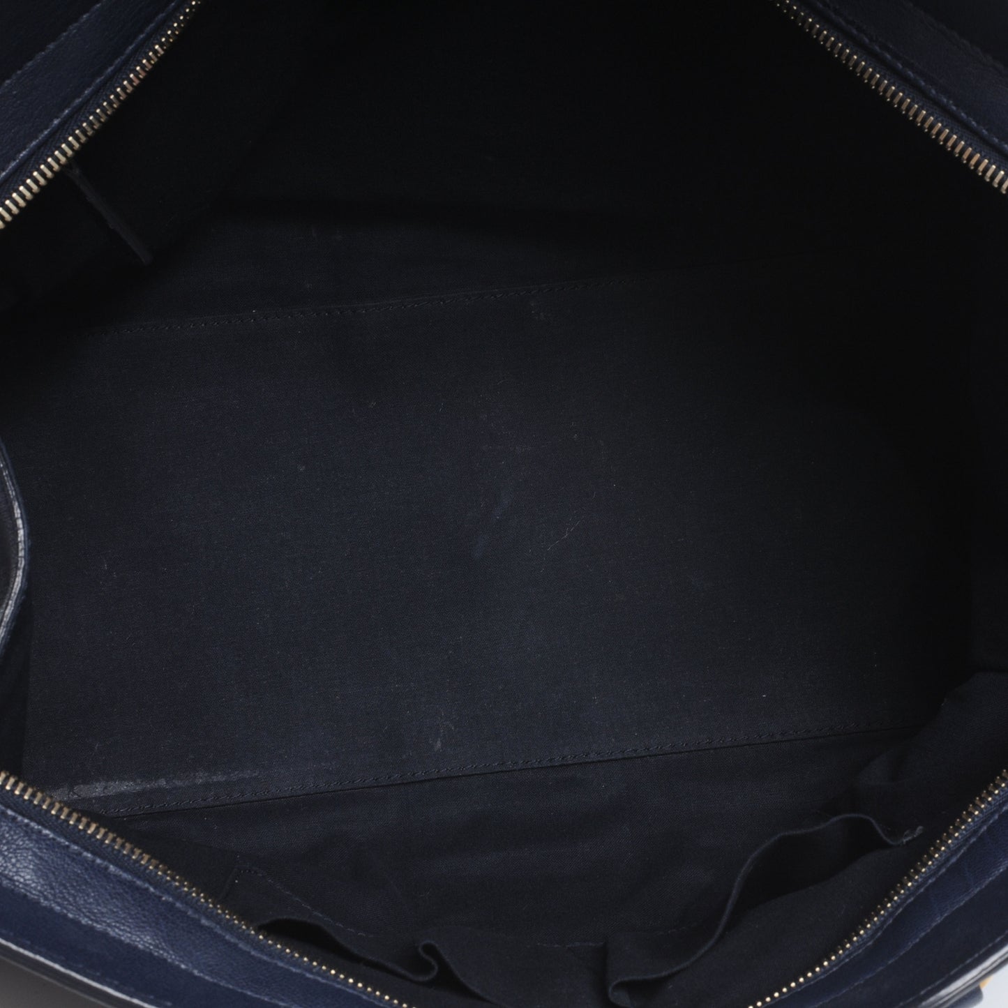 Leather Medium Cabas Chyc Navy