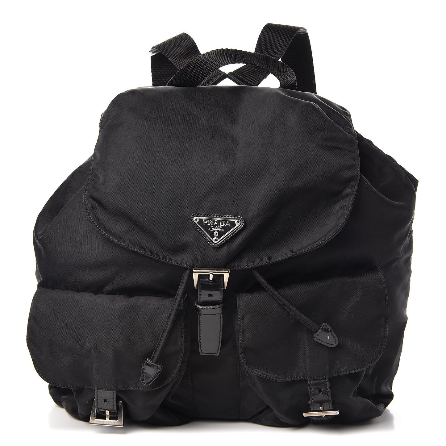 Nylon Vela Medium Backpack Black