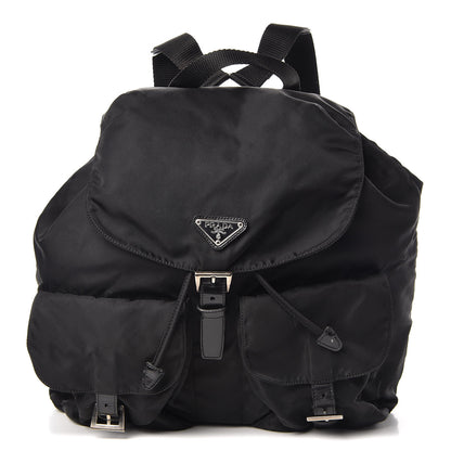 Prada Nylon Vela Medium Backpack Black 1 of 10