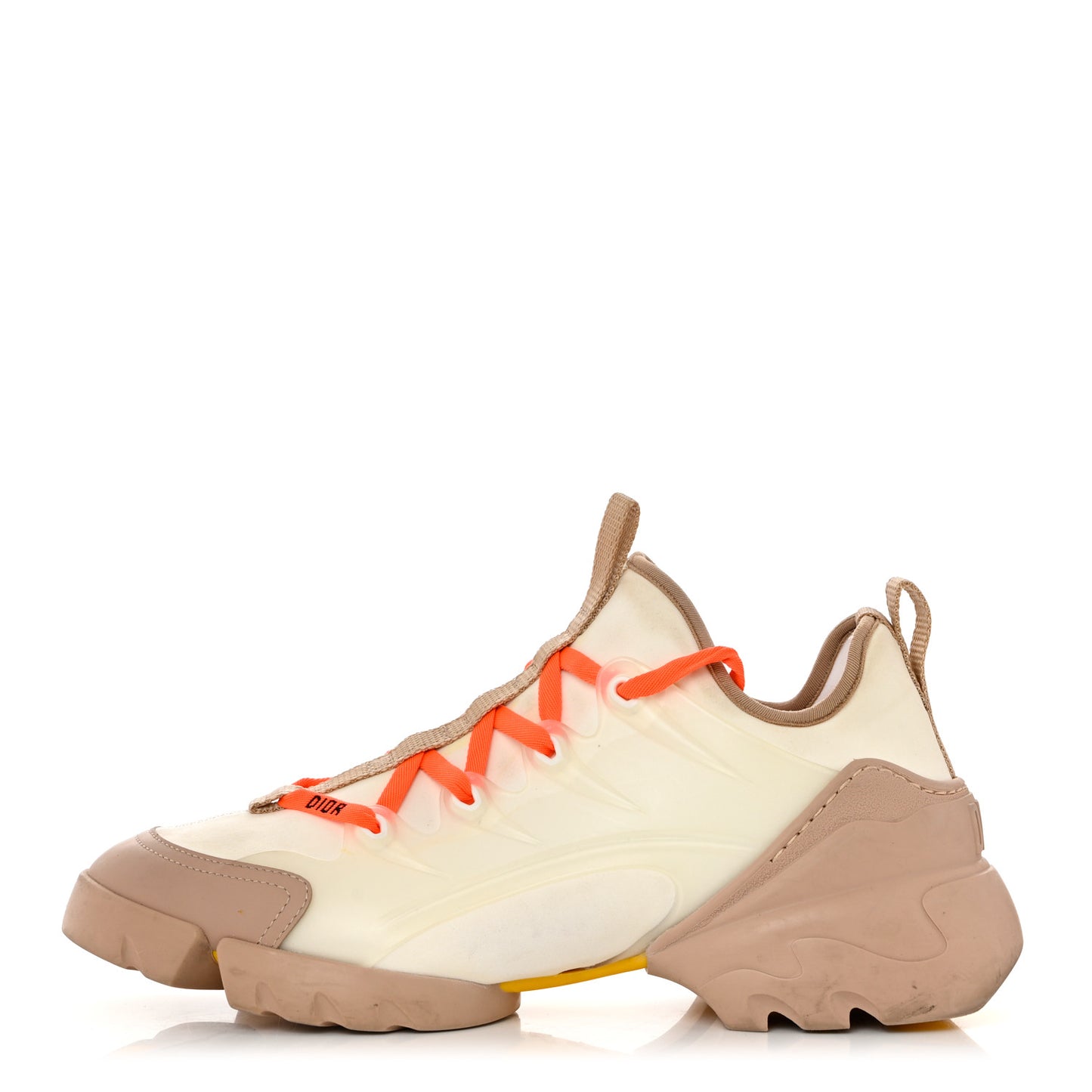 Neoprene Rubber Womens D-Connect Sneakers 40 White Beige