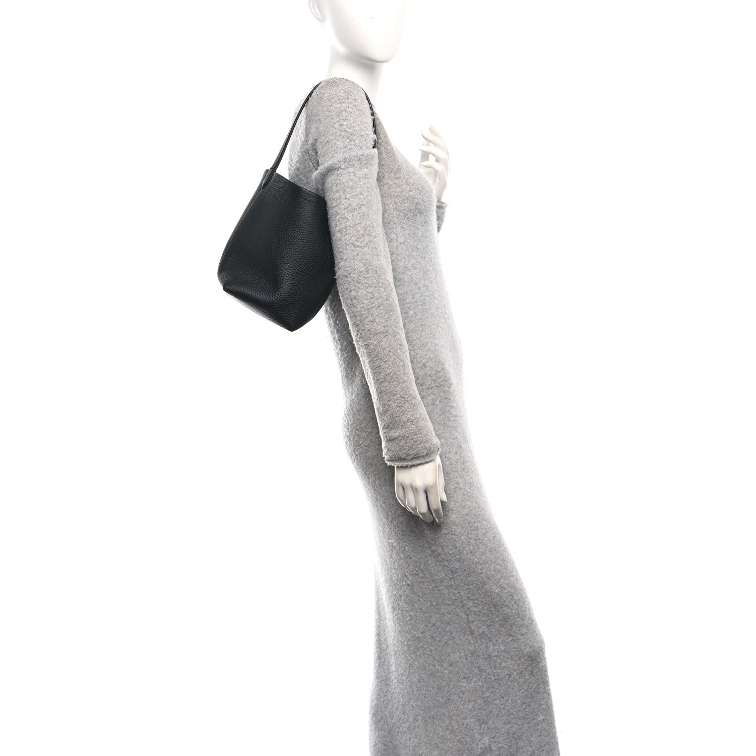 The Row Grained Calfskin Small N/S Park Tote  Black 2 of 9