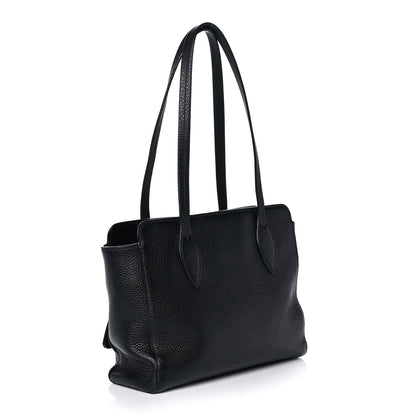 Prada Vitello Daino Shopping Tote Black 5 of 17