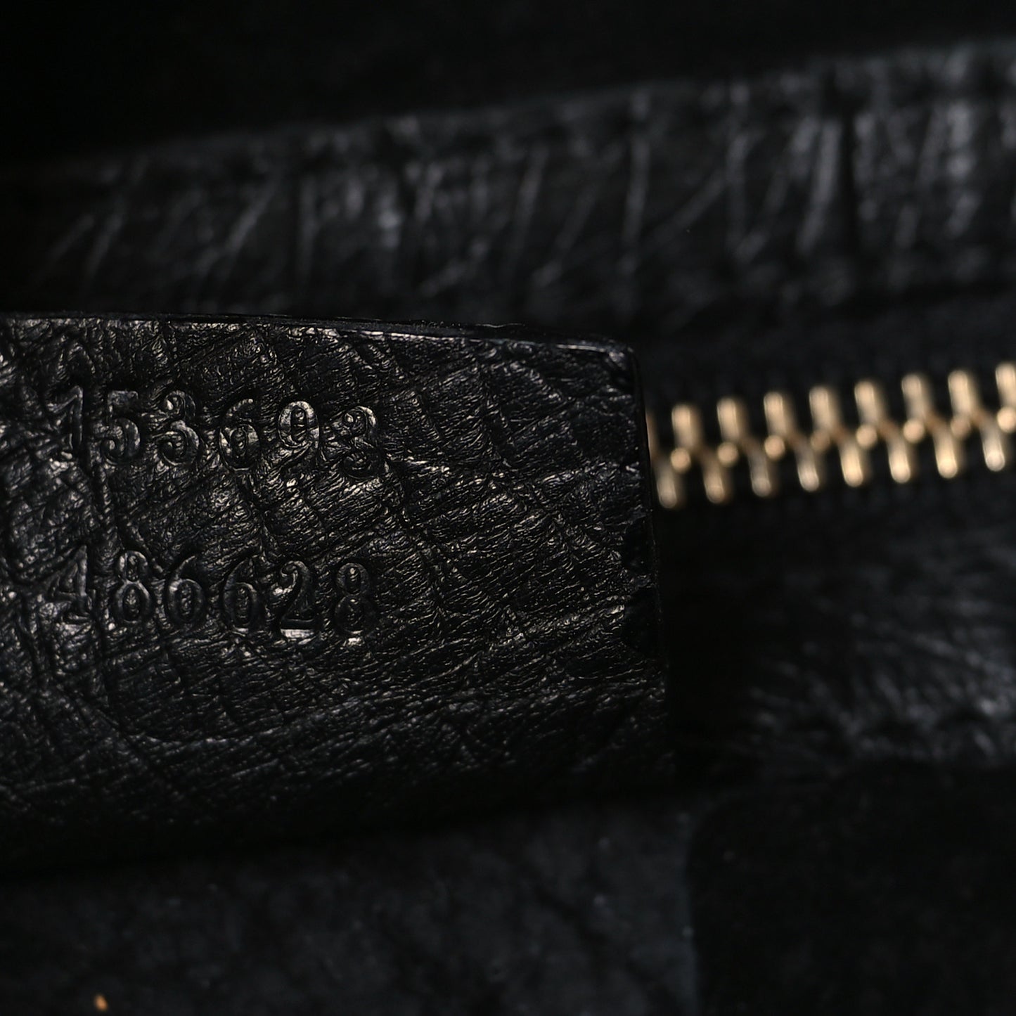 Ostrich Large Jackie Hobo Black