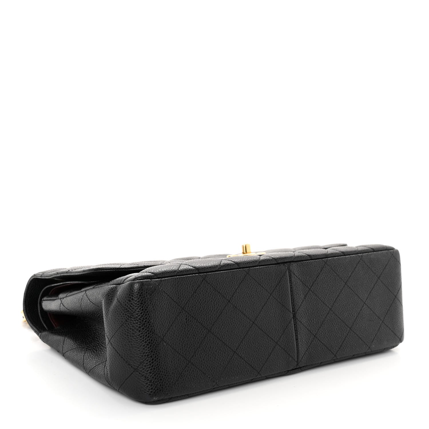 Chanel Caviar Quilted Jumbo Double Flap Black 4 of 10