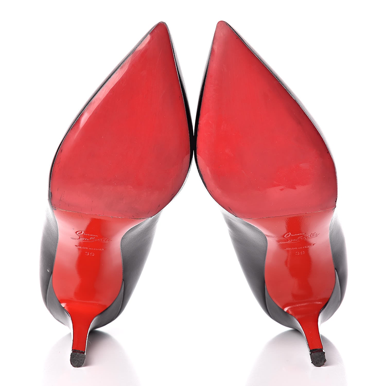 Christian Louboutin Shiny Nappa Pigalle 100 Pumps 39 Black 10 of 15