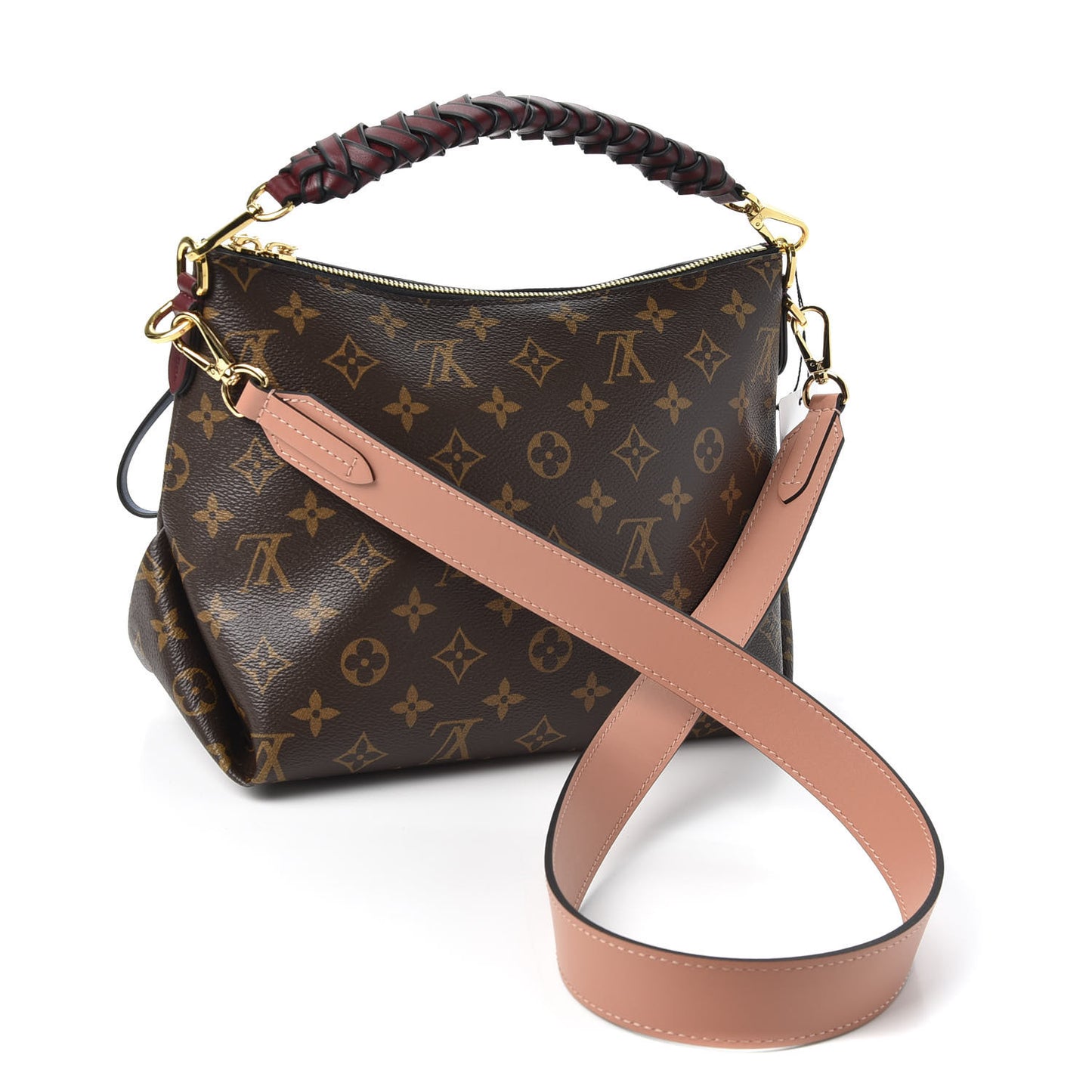 Monogram Beaubourg Hobo Mini Bordeaux Red Peach Safran Blue Jean Blue