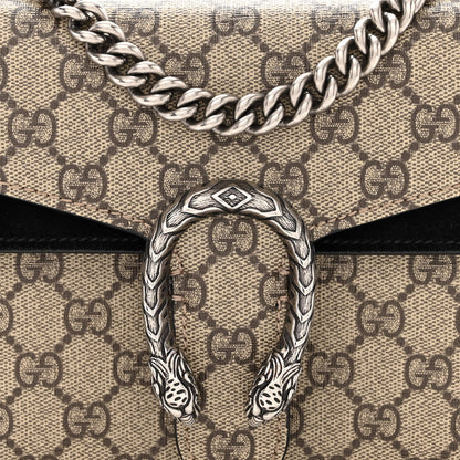 Gucci GG Supreme Monogram Mini Dionysus Shoulder Bag Black 8 of 11
