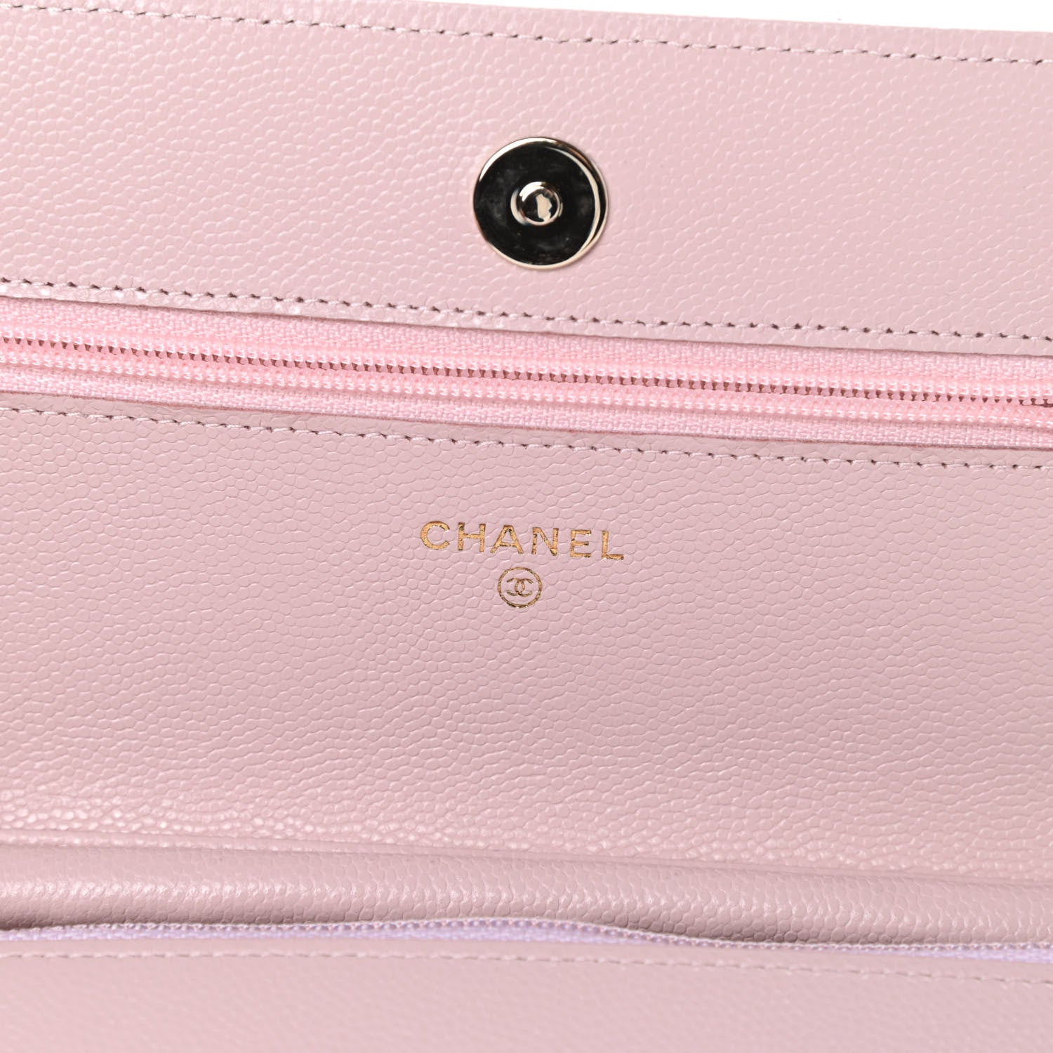 Chanel Caviar Quilted Coco Candy Wallet On Chain WOC Light Pink 6 of 12