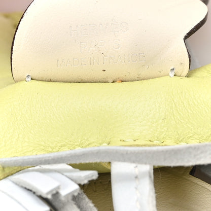 Hermes Milo Lambskin Grigri Rodeo Pegase Horse Bag Charm PM Jaune Bourgeon Bleu Brume Nata 3 of 4