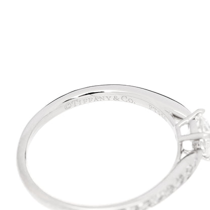 Tiffany Platinum Diamond .47ct Round Brilliant Harmony Engagement Ring 51 5.75 5 of 7