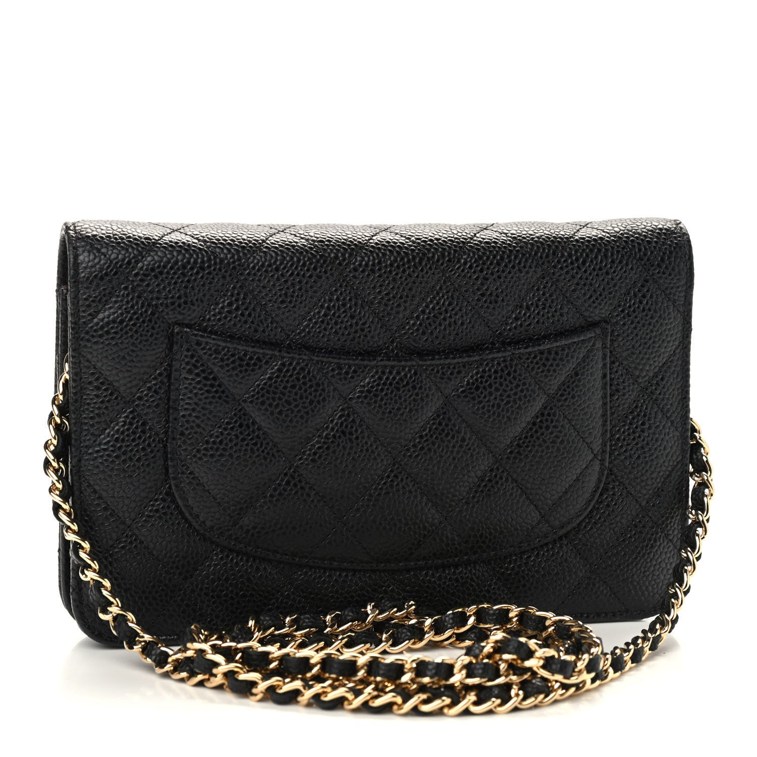 Chanel Caviar Quilted Wallet On Chain WOC Black 3 of 10