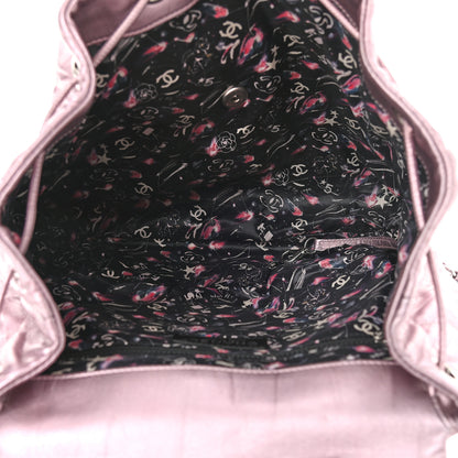 Chanel Iridescent Calfskin Quilted Ground Control Backpack Pink 6 of 10