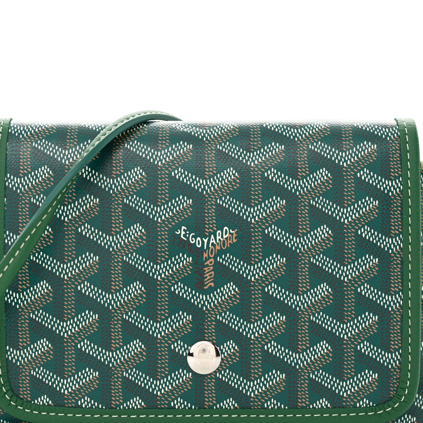 Goyardine Plumet Wallet Clutch Green