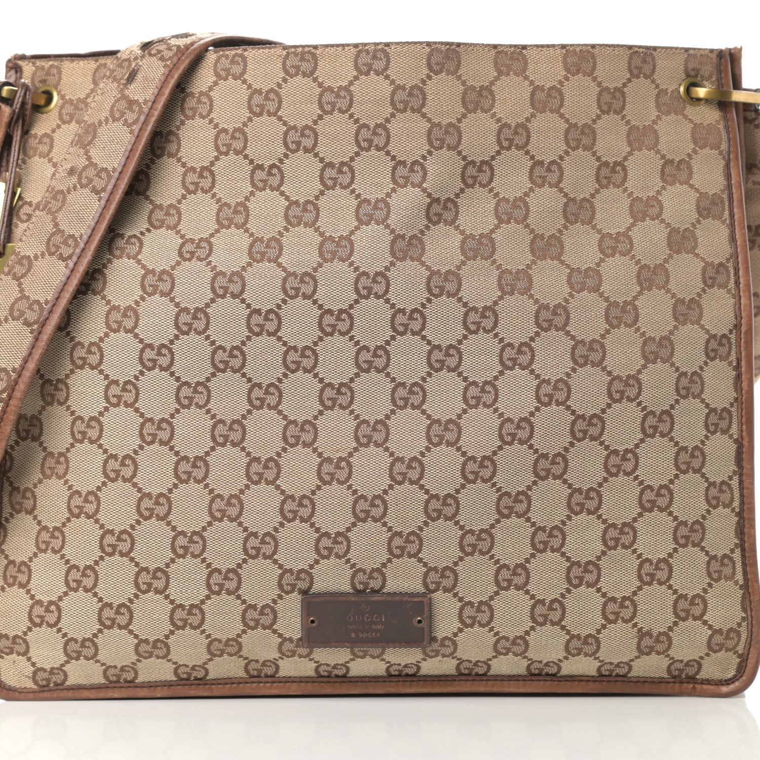 Gucci Monogram Messenger Bag Brown 8 of 16