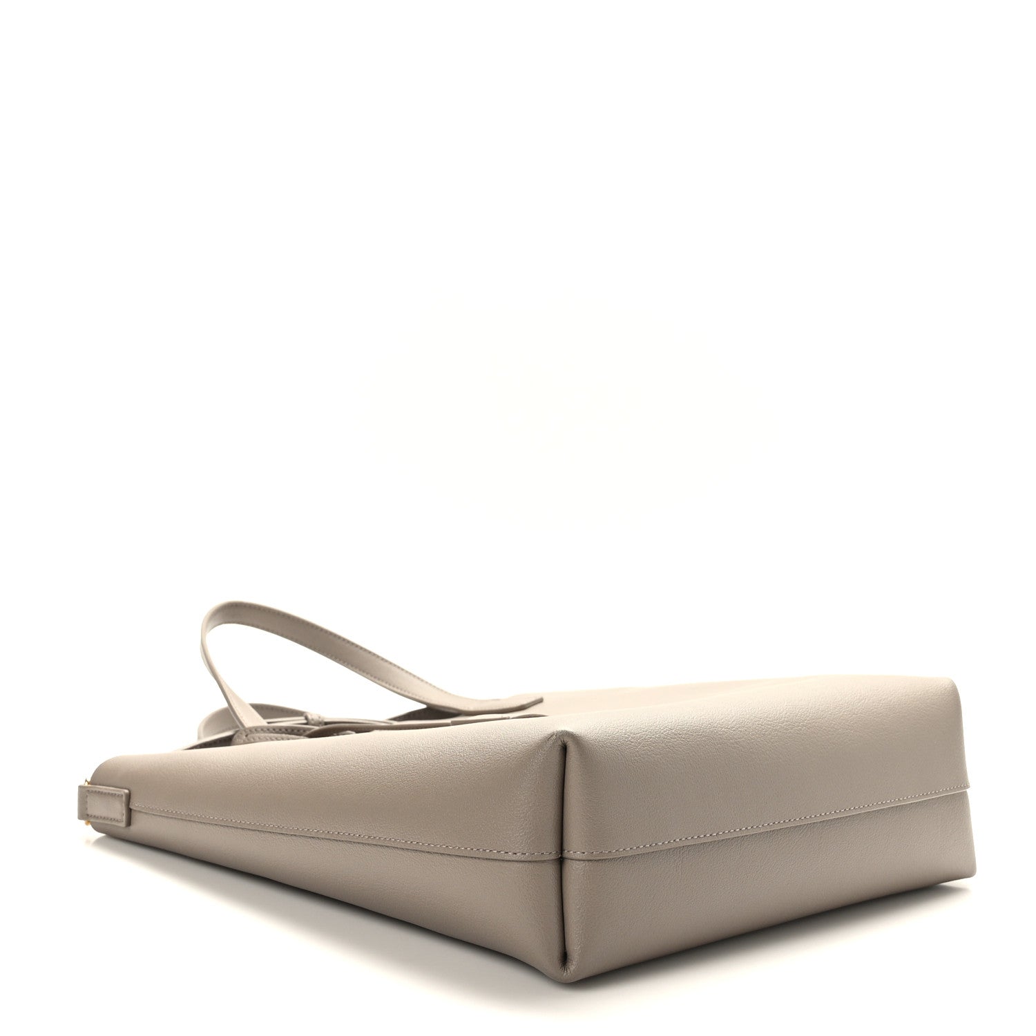 Saint Laurent Calfskin Toy Shopping Tote Greyish Brown 4 of 9
