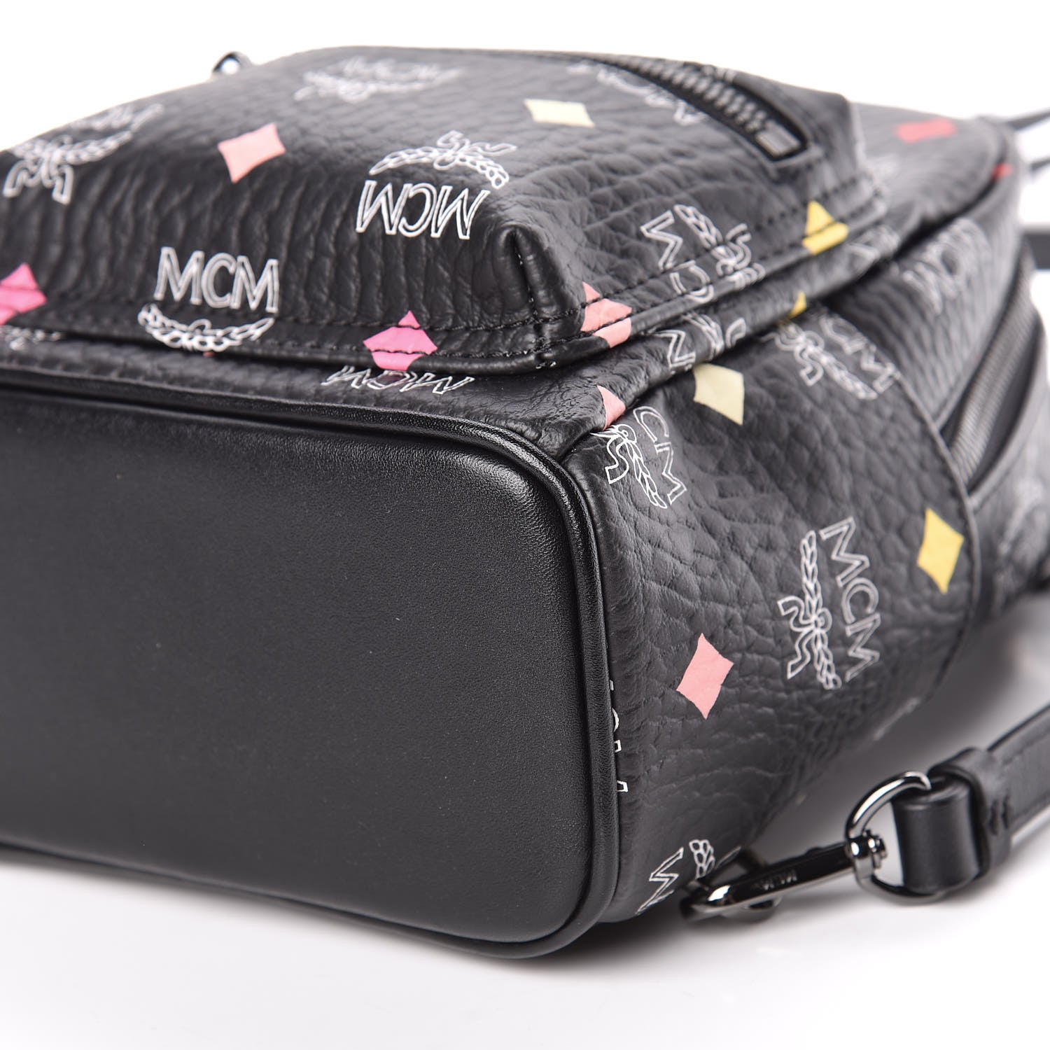 MCM Visetos Spektrum X-Mini Backpack Black 7 of 10