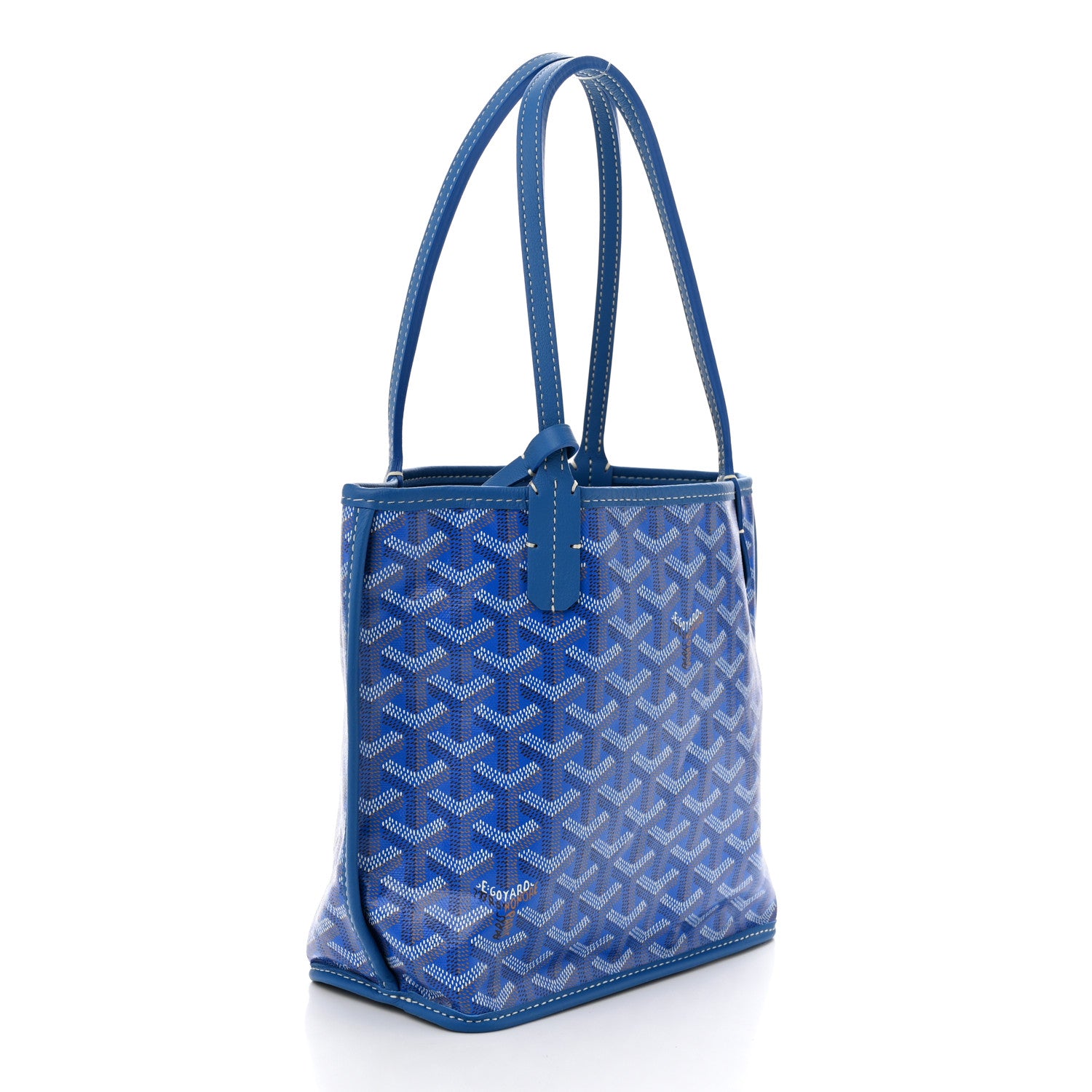 Goyard Goyardine Reversible Mini Anjou Sky Blue 4 of 17