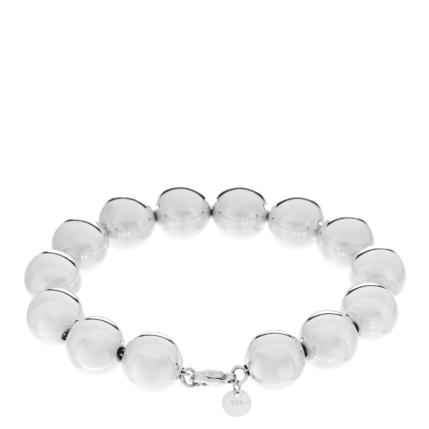 Tiffany Sterling Silver 14mm HardWear Ball Bracelet 2 of 4