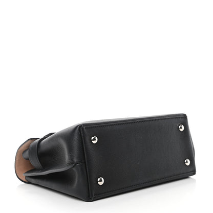 Louis Vuitton Calfskin Lockme Ever BB Black 4 of 15