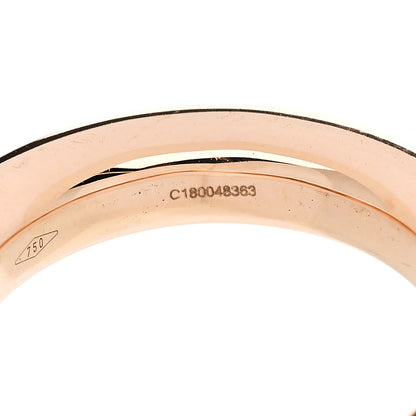 Pomellato 18K Rose Gold Brown Diamond Small Iconica Band Ring 55 7.25 5 of 6
