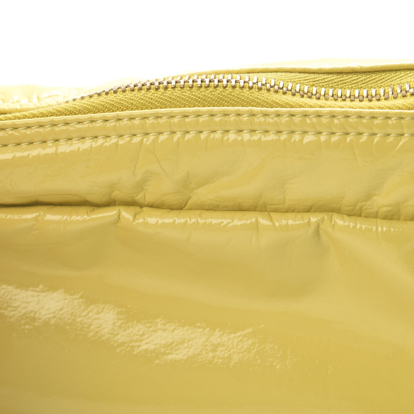 Vernice Patent Cosmetic Pouch Ananas