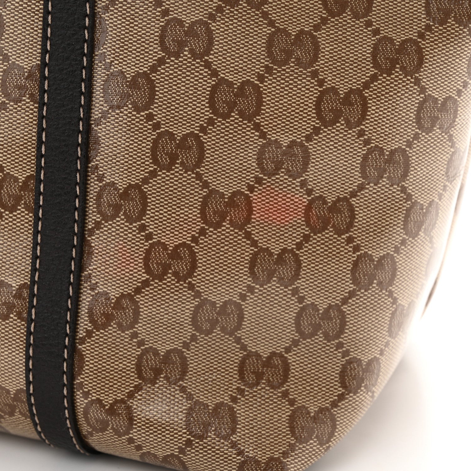 Gucci Crystal Monogram Medium Joy Tote Beige Ebony Testa Di Moro 11 of 12