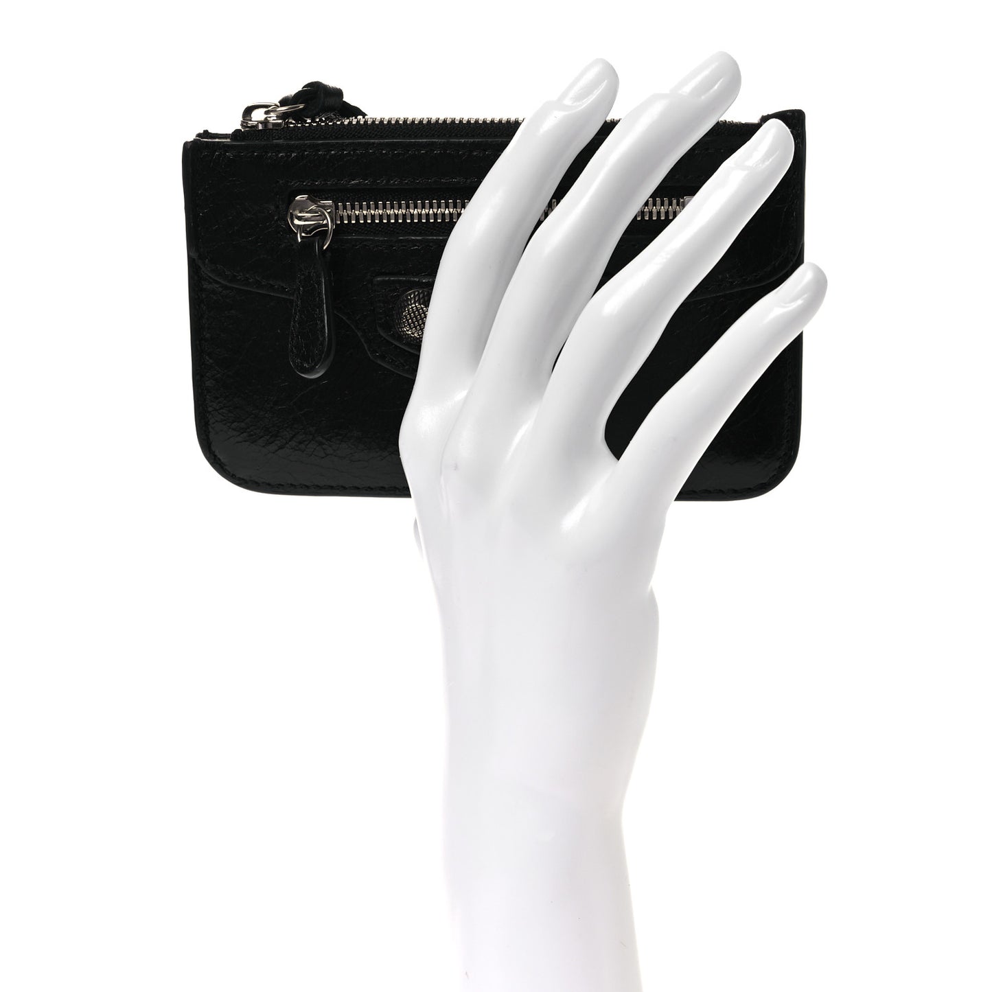 Agneau Le Cagole Coin Card Holder Black