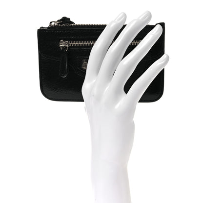 Balenciaga Agneau Le Cagole Coin Card Holder Black 2 of 8