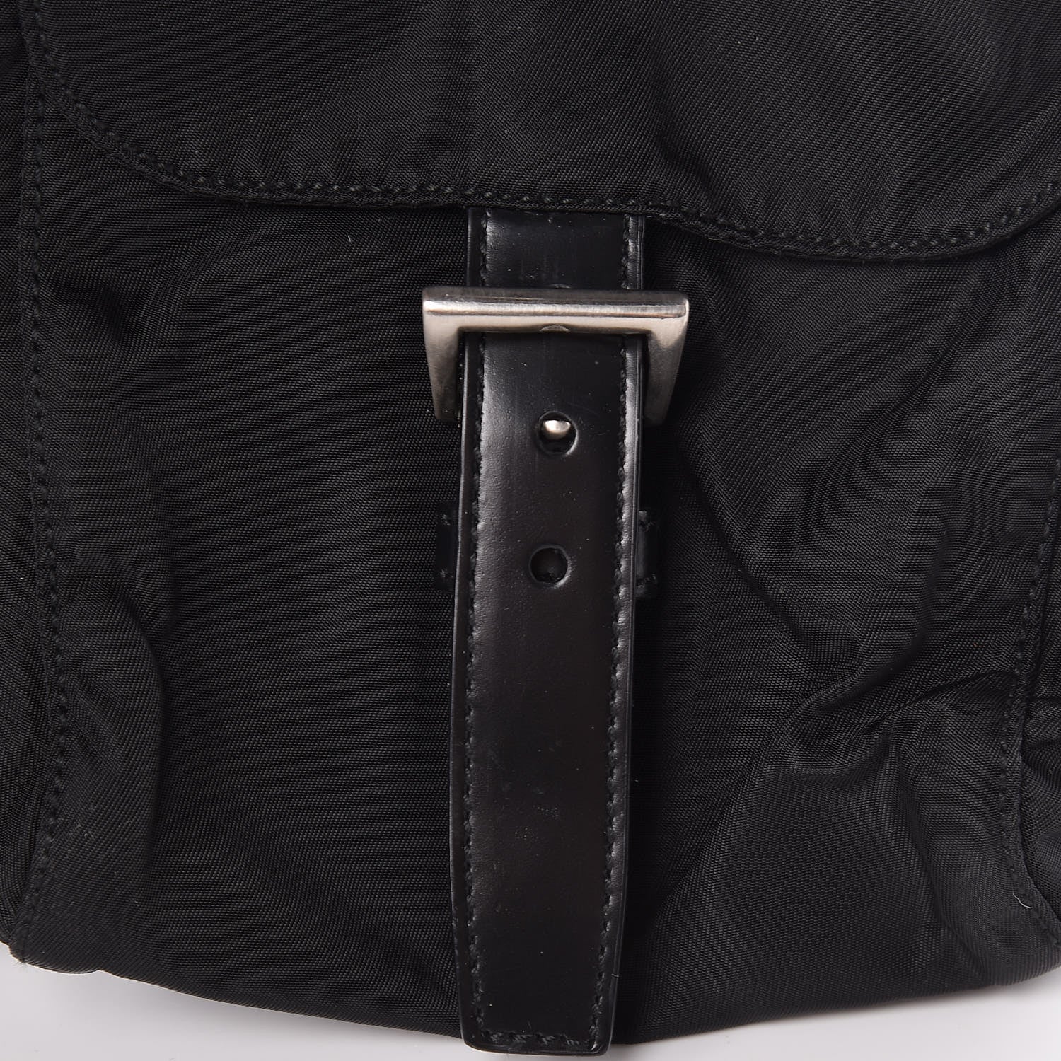 Prada Nylon Vela Medium Backpack Black 10 of 15
