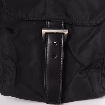 Prada Nylon Vela Medium Backpack Black 10 of 15