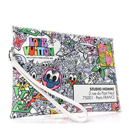 Louis Vuitton Monogram Comics Trio Envelope Pouch Multicolor 4 of 14