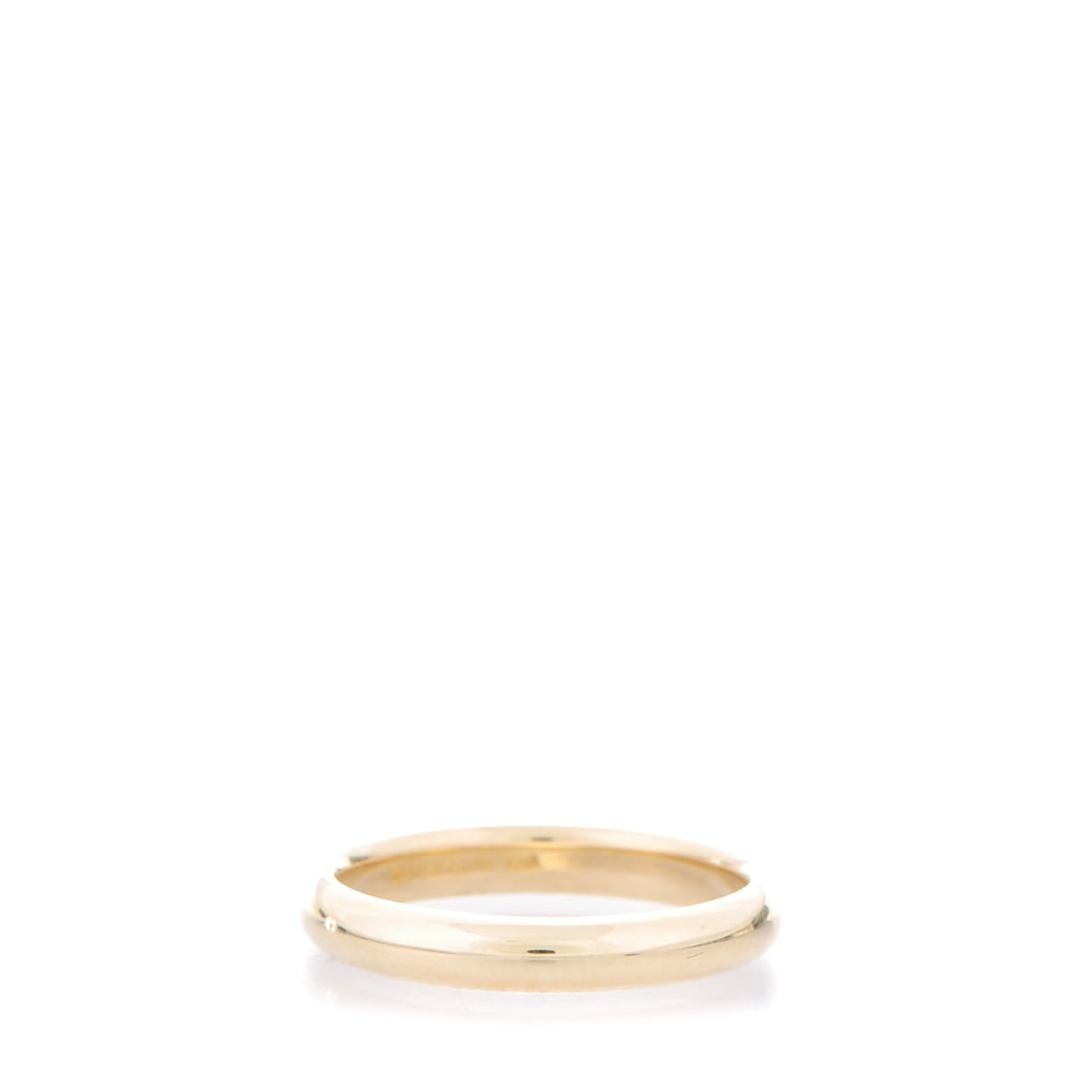 18k Yellow Gold Lucida Wedding Band Ring 50 5.5