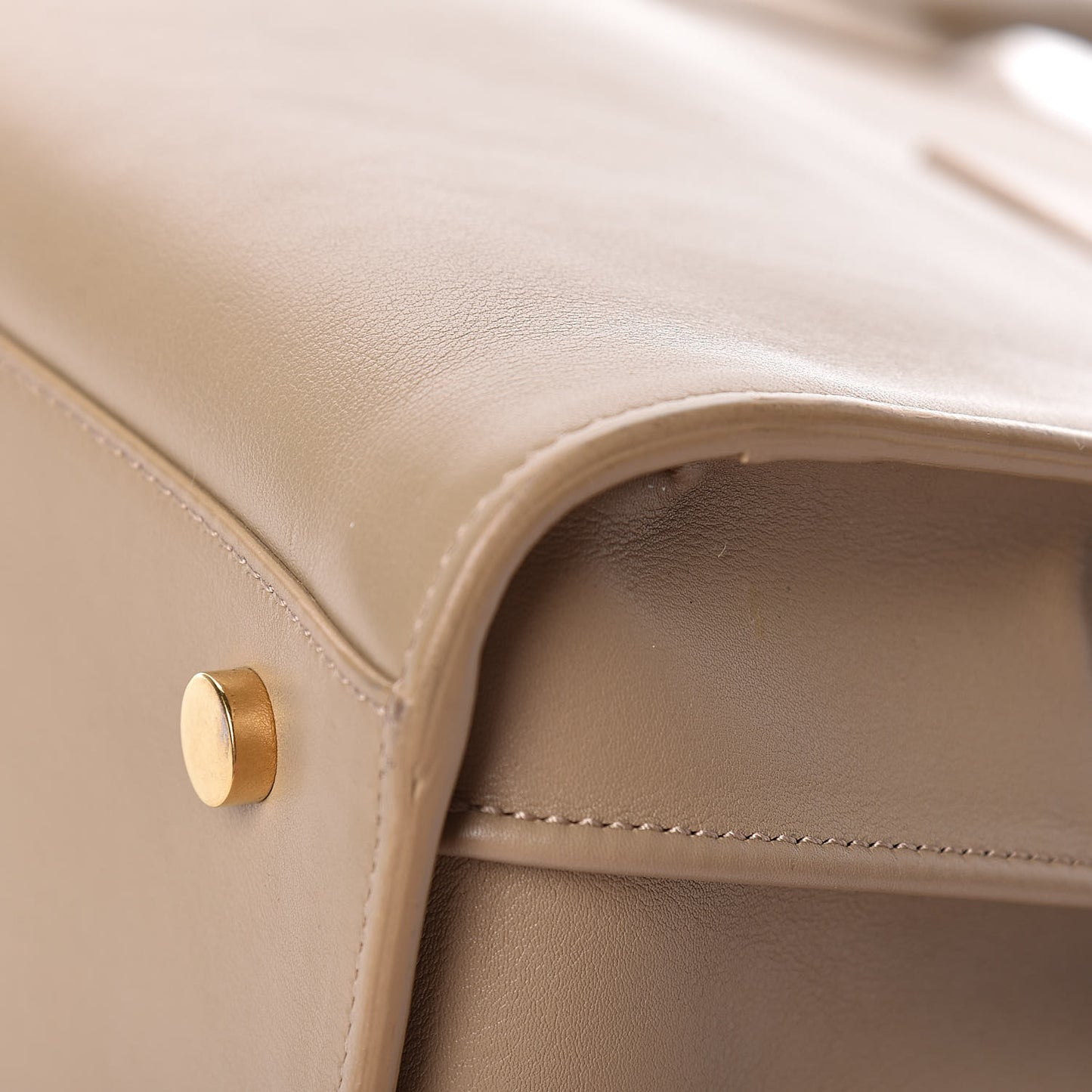 Calfskin Small Sac De Jour Beige