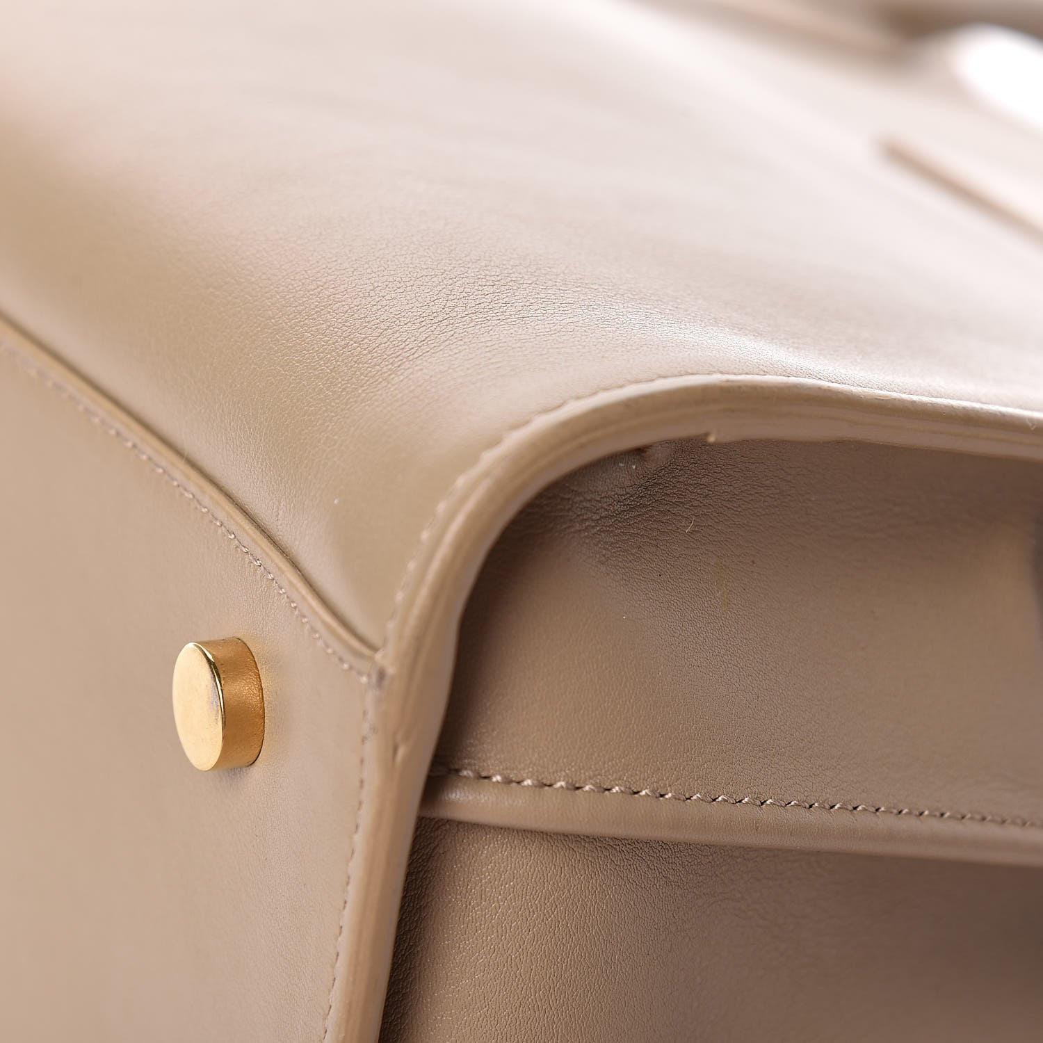 Saint Laurent Calfskin Small Sac De Jour Beige 17 of 18