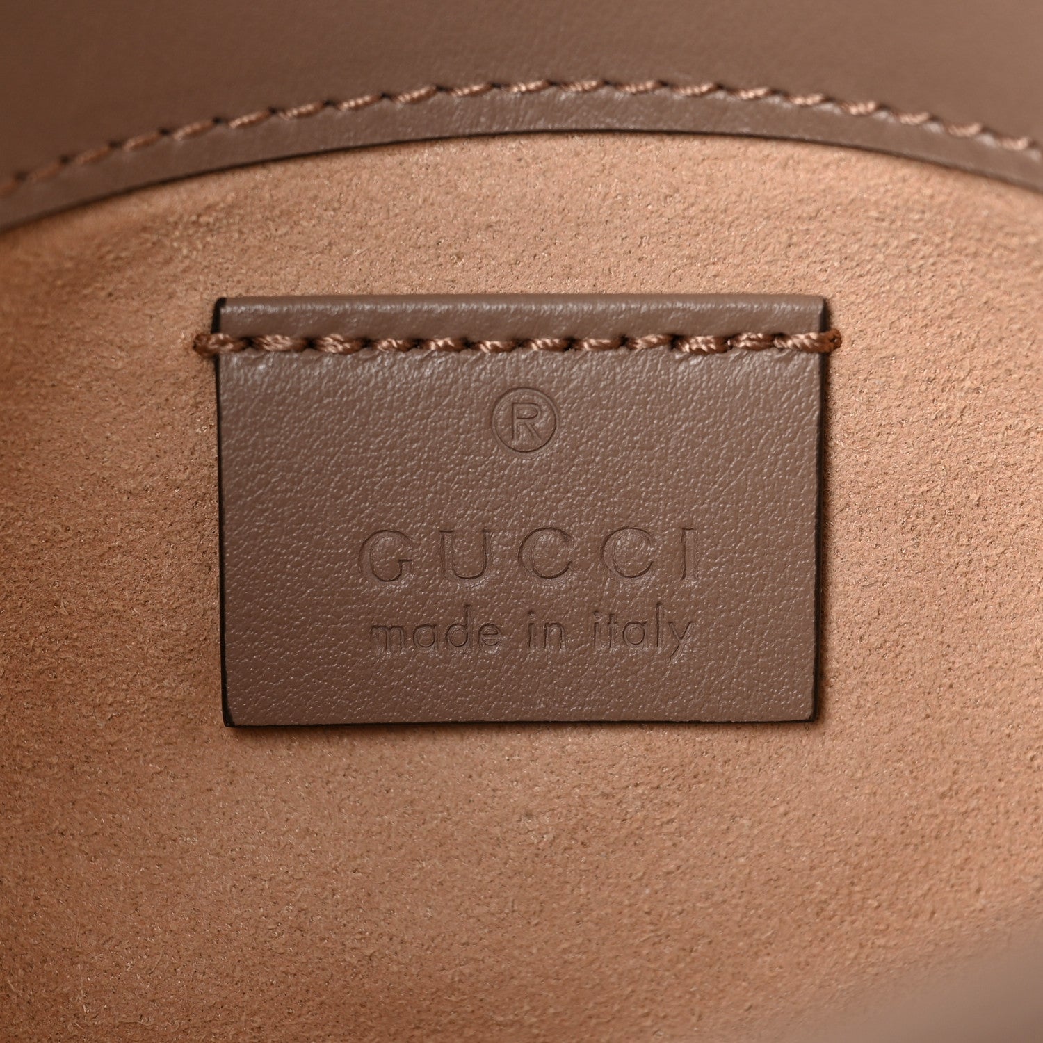 Gucci Calfskin Matelasse Super Mini GG Marmont Shoulder Bag Porcelain Rose 6 of 7