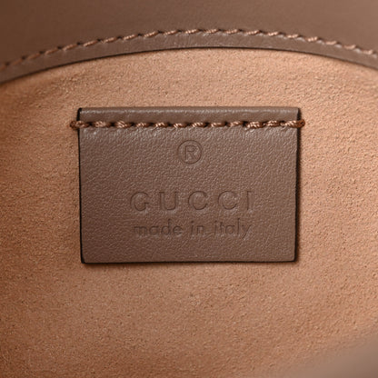 Gucci Calfskin Matelasse Super Mini GG Marmont Shoulder Bag Porcelain Rose 6 of 7