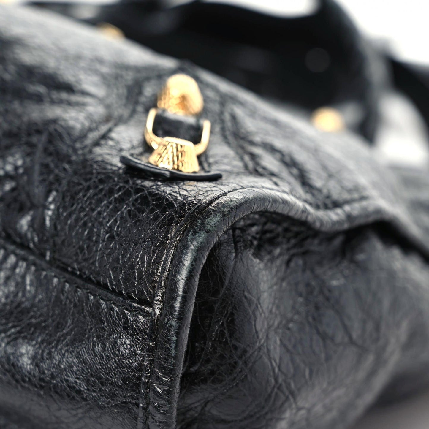 Agneau Giant 12 Gold Hardware City Black