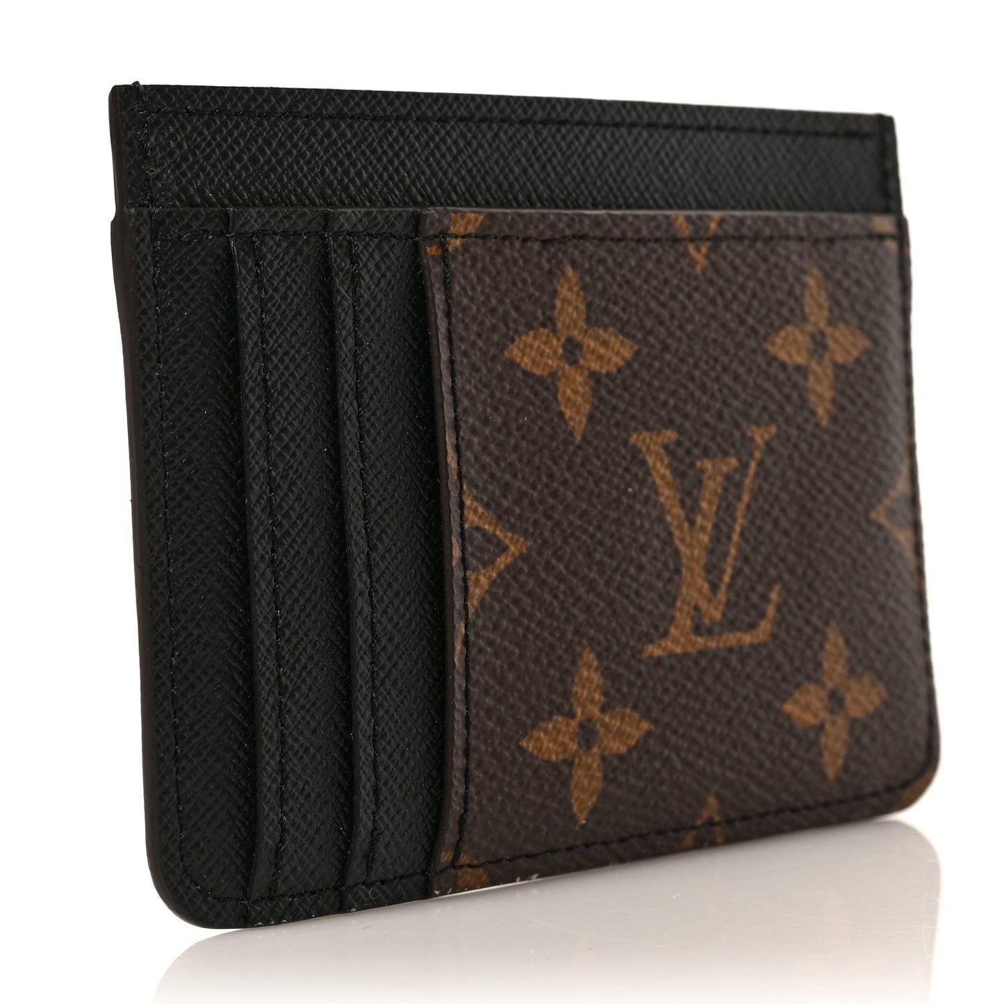Reverse Monogram Side Up Card Holder
