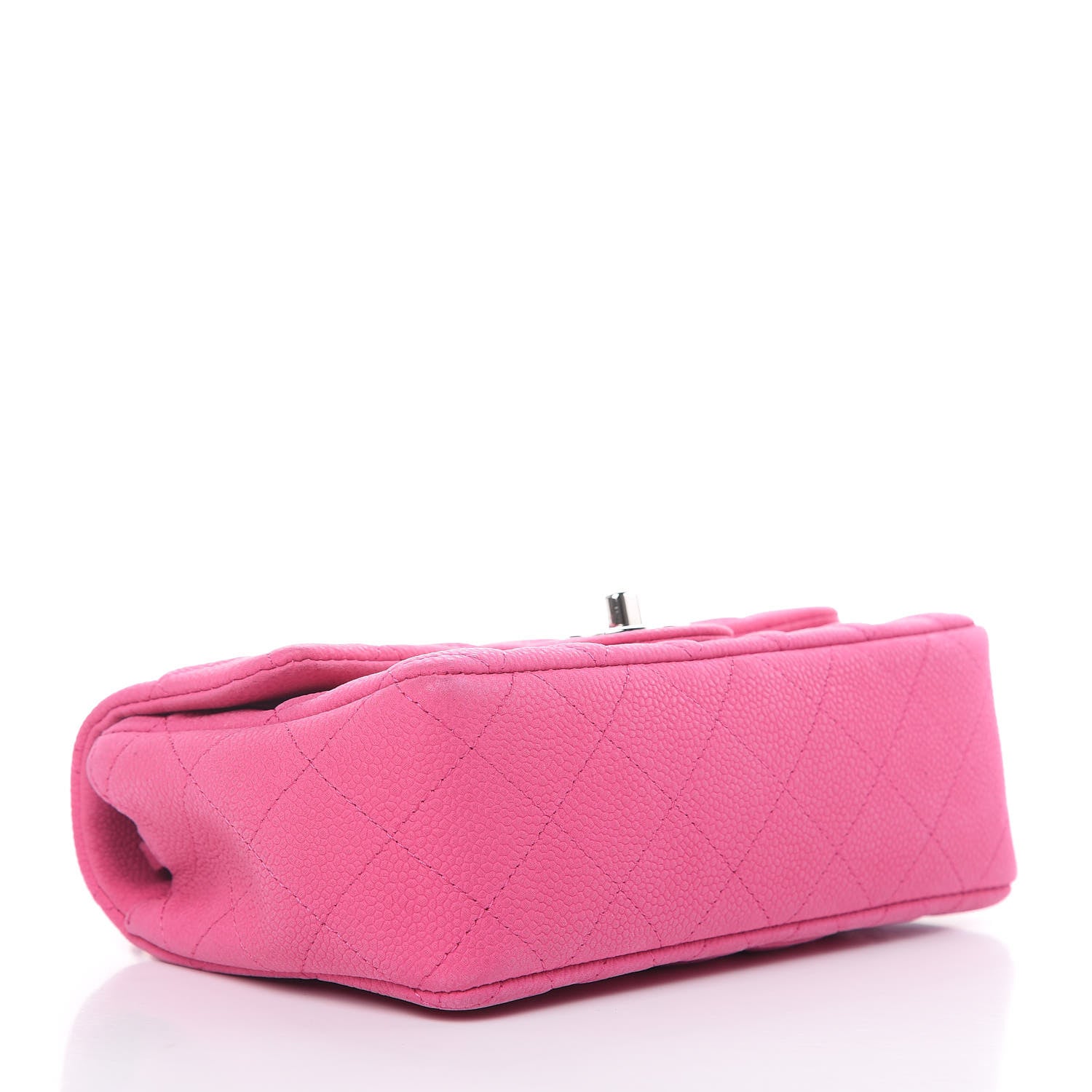 Chanel Iridescent Caviar Quilted Mini Rectangular Flap Pink 4 of 13