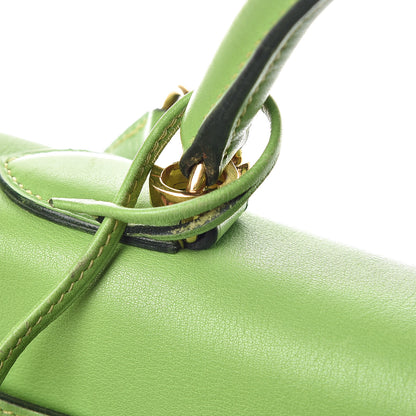 Hermes Veau Gulliver Kelly Retourne 32 Vert Cru 30 of 46