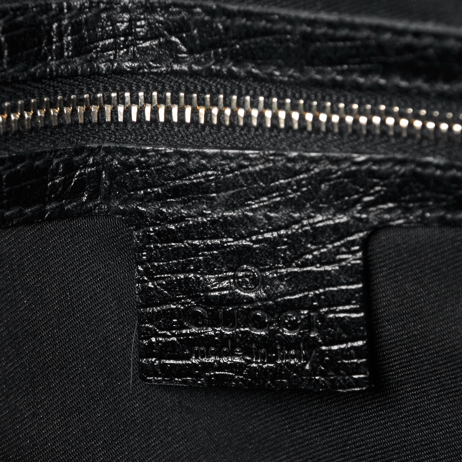 Gucci Monogram Medium Hasler Tote Black 6 of 10