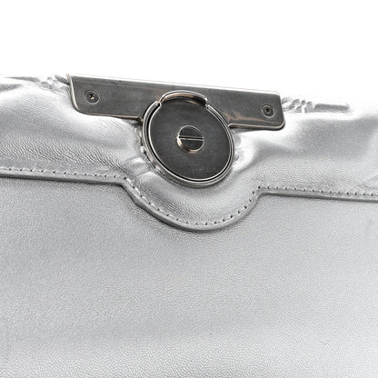 Balenciaga Nappa Allover License BB Monogram Embossed Medium Triplet Bag Silver 16 of 16