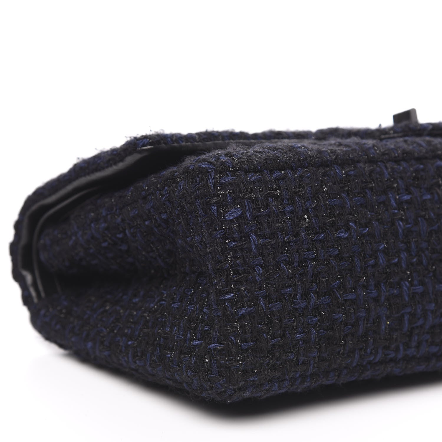 Chanel Tweed Quilted 2.55 Reissue 226 Flap Blue Black 8 of 13
