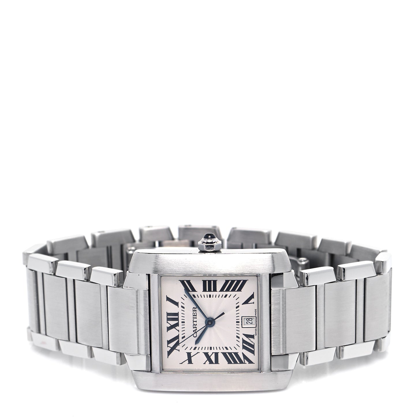 Stainless Steel 28mm Tank Francaise Automatic Watch